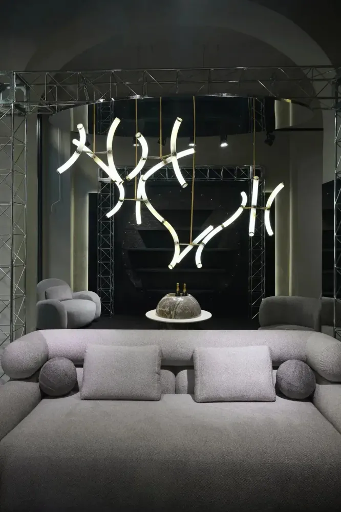 Hanging lights - LuxOnyx, modular onyx and copper lighting - STONEFORM