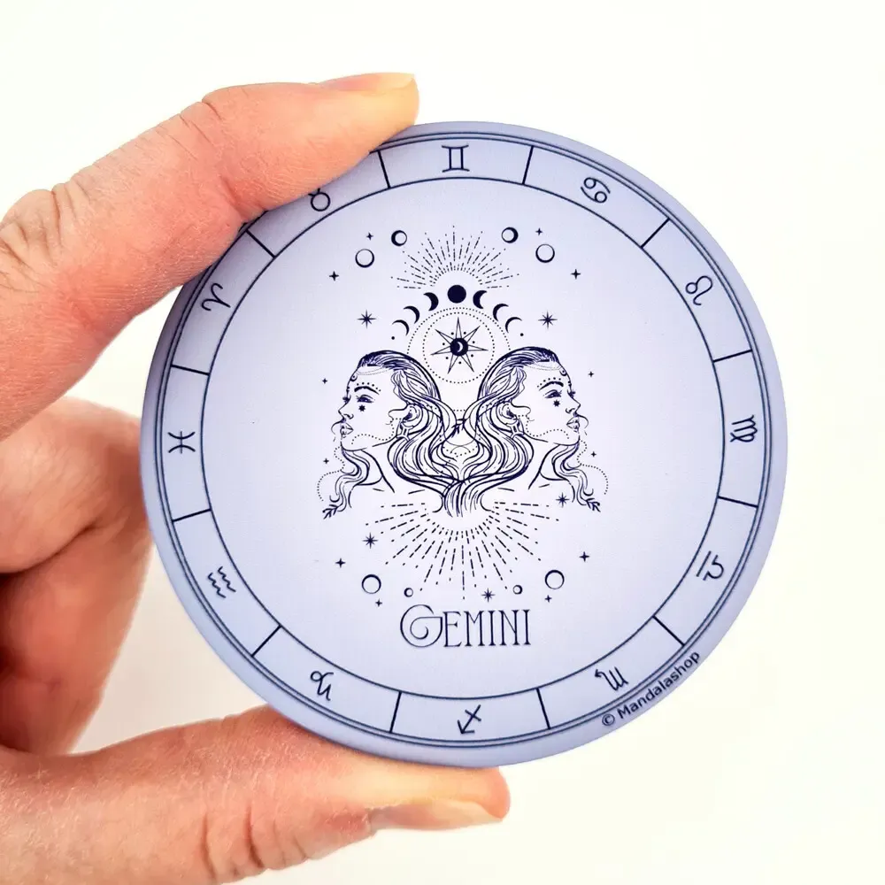 Gifts - Gemini zodiac sign magnet - MANDALASHOP