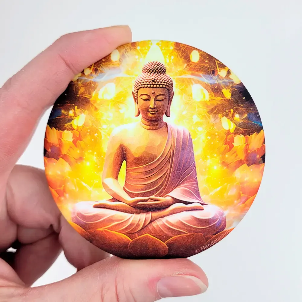 Gifts - The awakening of the Buddha soft touch Magnet - MANDALASHOP