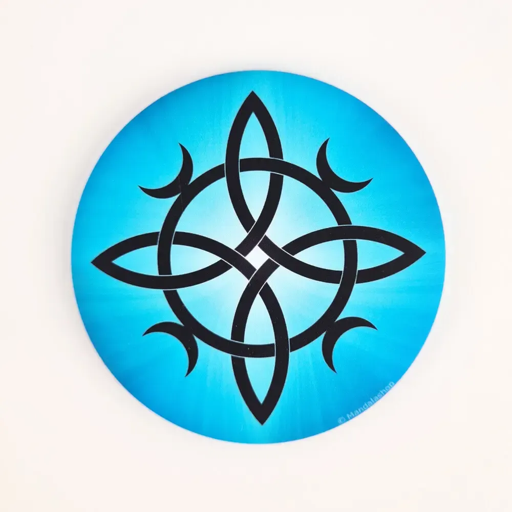 Gifts - Blue Witches knot Magnet - MANDALASHOP