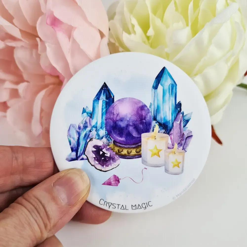 Gifts - Witch magnet Crystal Magic - MANDALASHOP