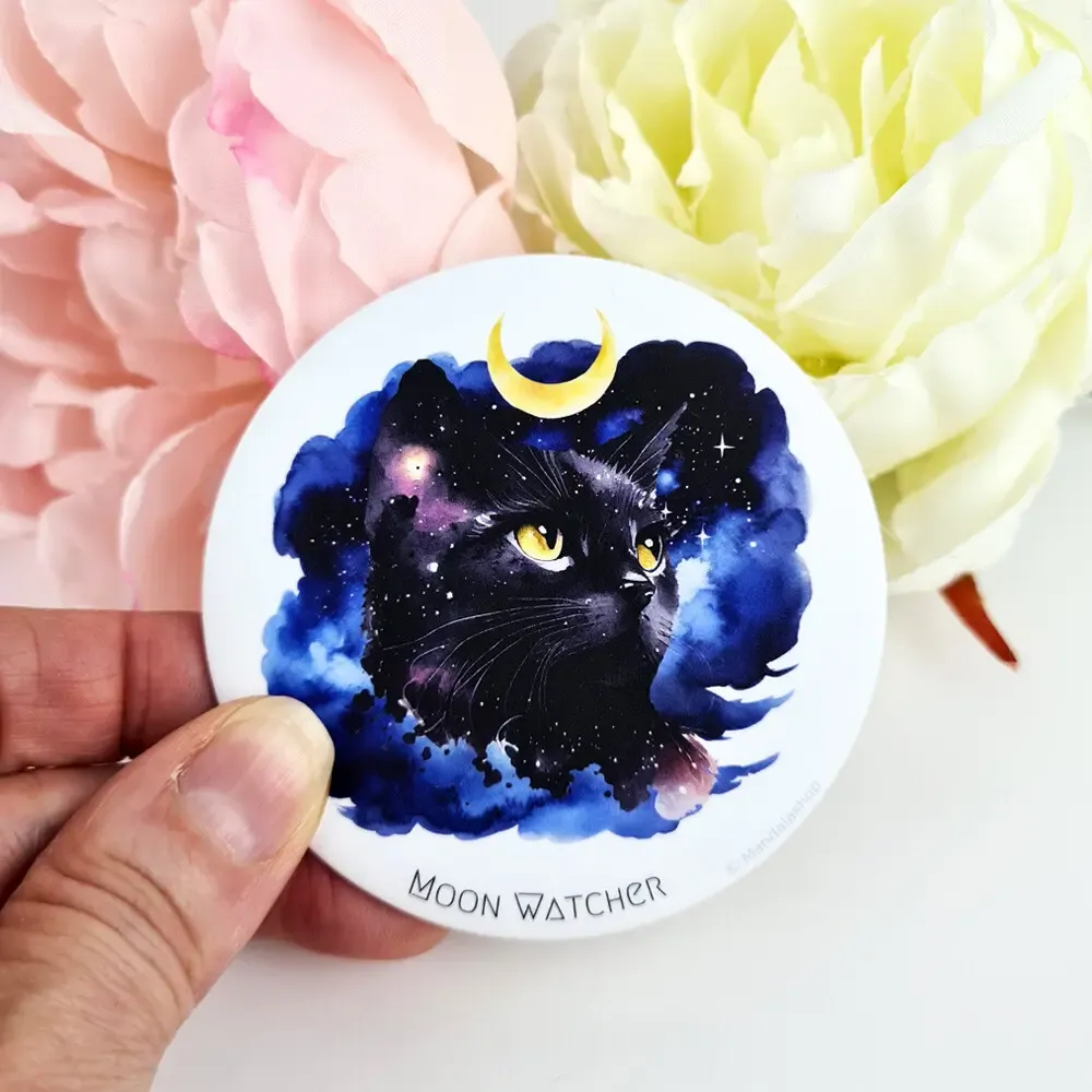 Gifts - Witch magnet Moon Watcher - MANDALASHOP