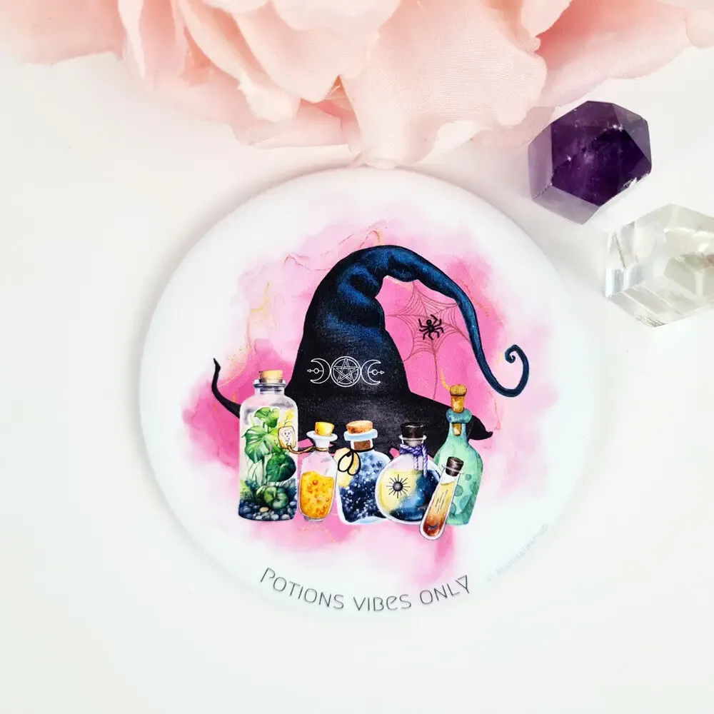 Gifts - Witch magnet Potions Vibes Only - MANDALASHOP