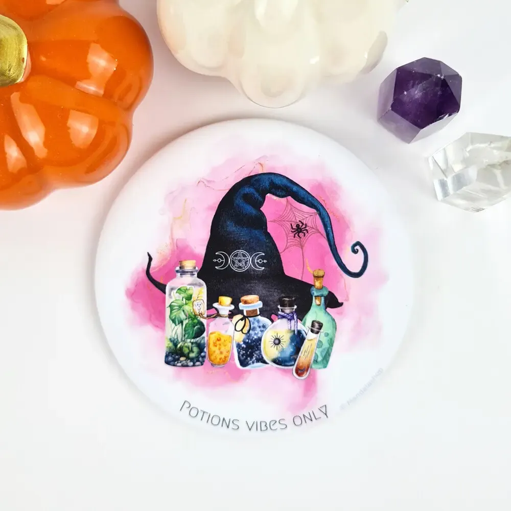 Gifts - Witch magnet Potions Vibes Only - MANDALASHOP