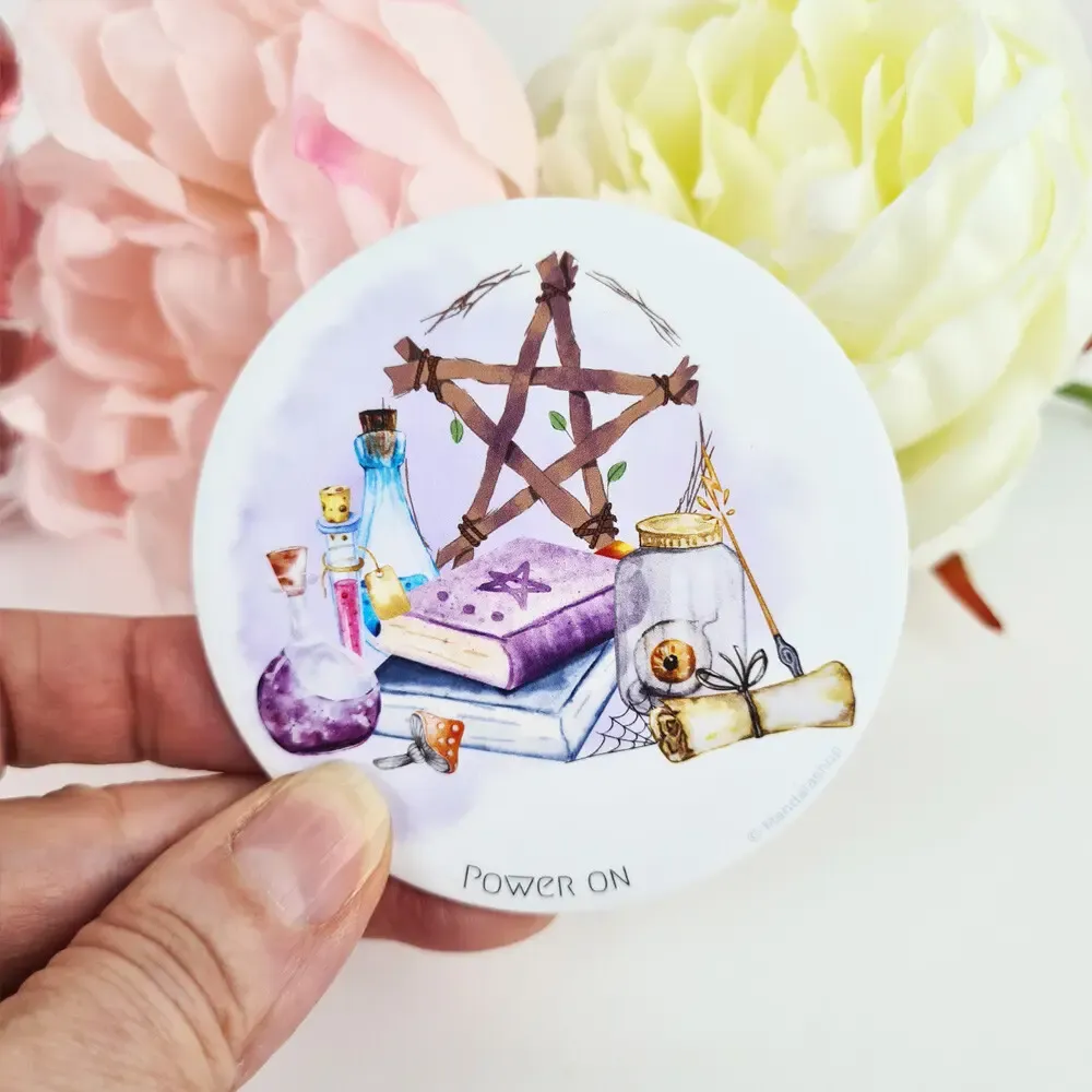 Gifts - Witch magnet Power On - MANDALASHOP