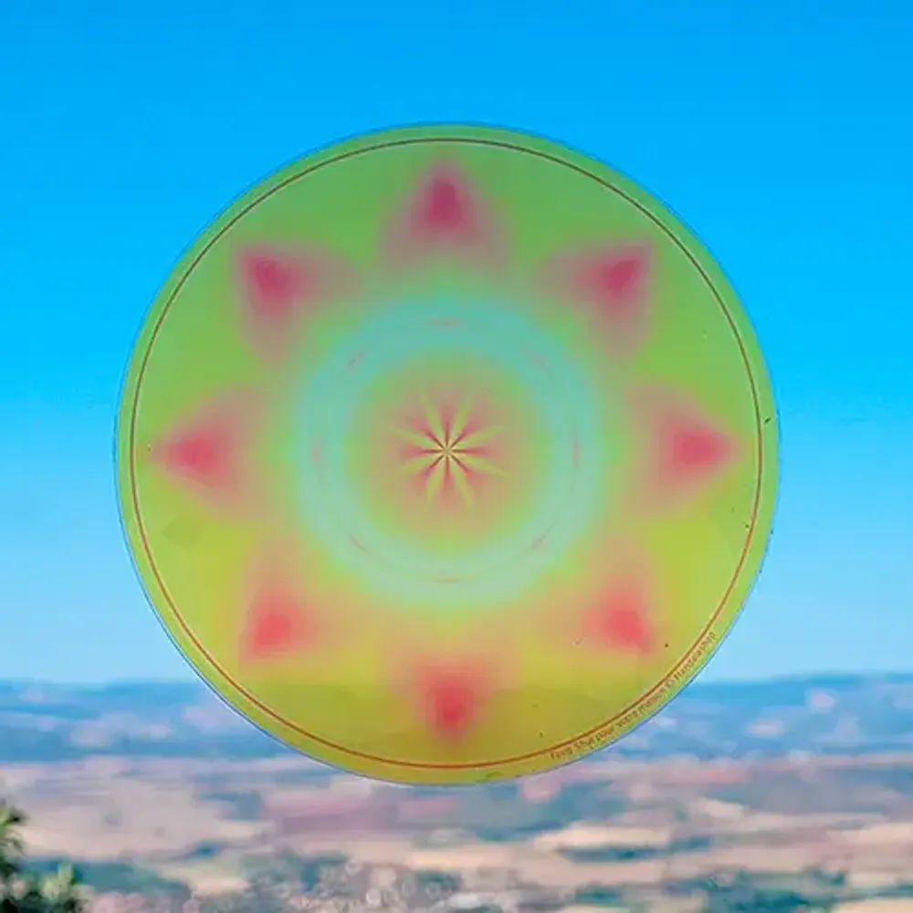 Decorative objects - Repositionable window sticker Mandala Feng Shui - MANDALASHOP