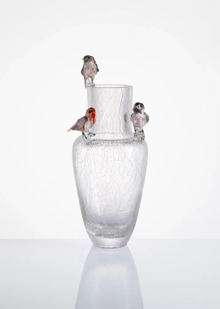 Vases - FEATHER ANIMALS VASES - FRANTISEK JUNGVIRT STUDIO