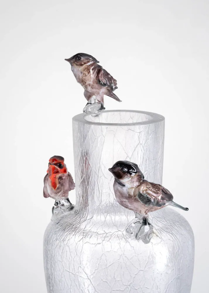 Vases - FEATHER ANIMALS VASES - FRANTISEK JUNGVIRT STUDIO