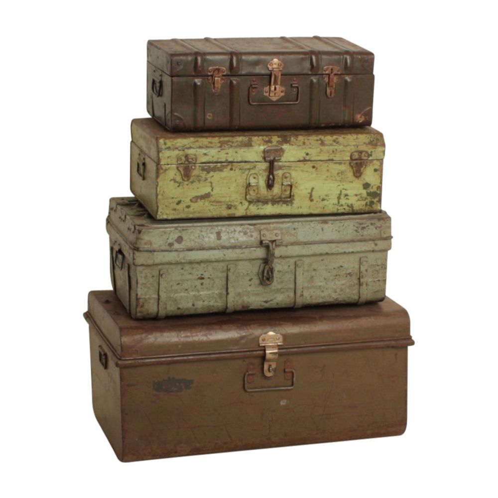 Decorative objects - Iron trunks - RAW MATERIALS