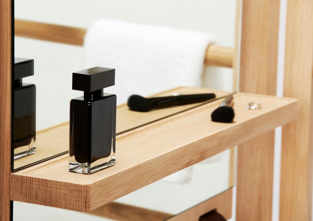 Towel racks - Le Valet wood shelf  - LA FONCTION