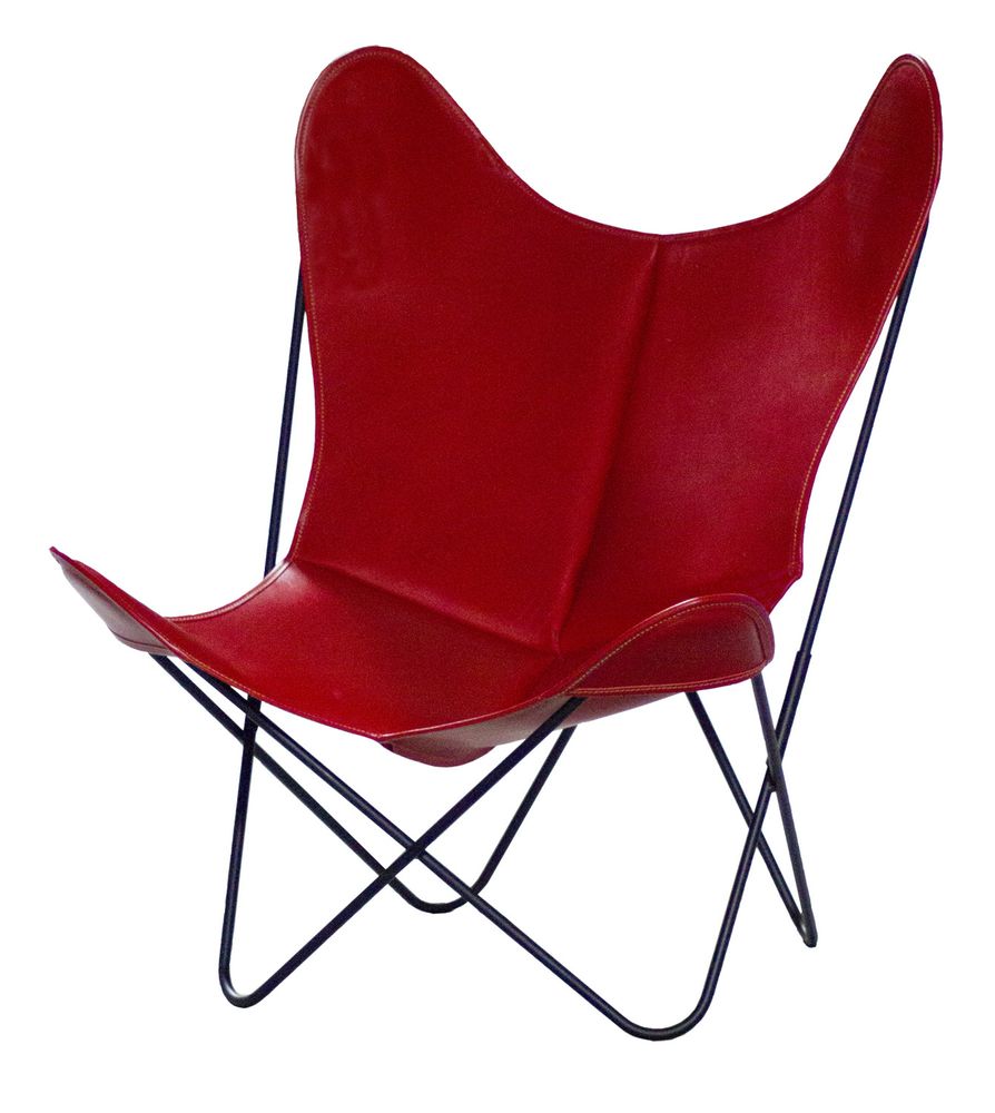 Fauteuils - Fauteuil AA Butterfly cuirs et peaux - AA NEW DESIGN
