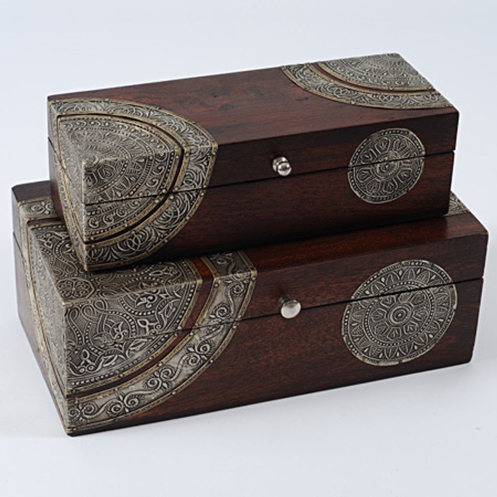 Objets de décoration - Collection de boites en bois de manguier - ILLUMINATION