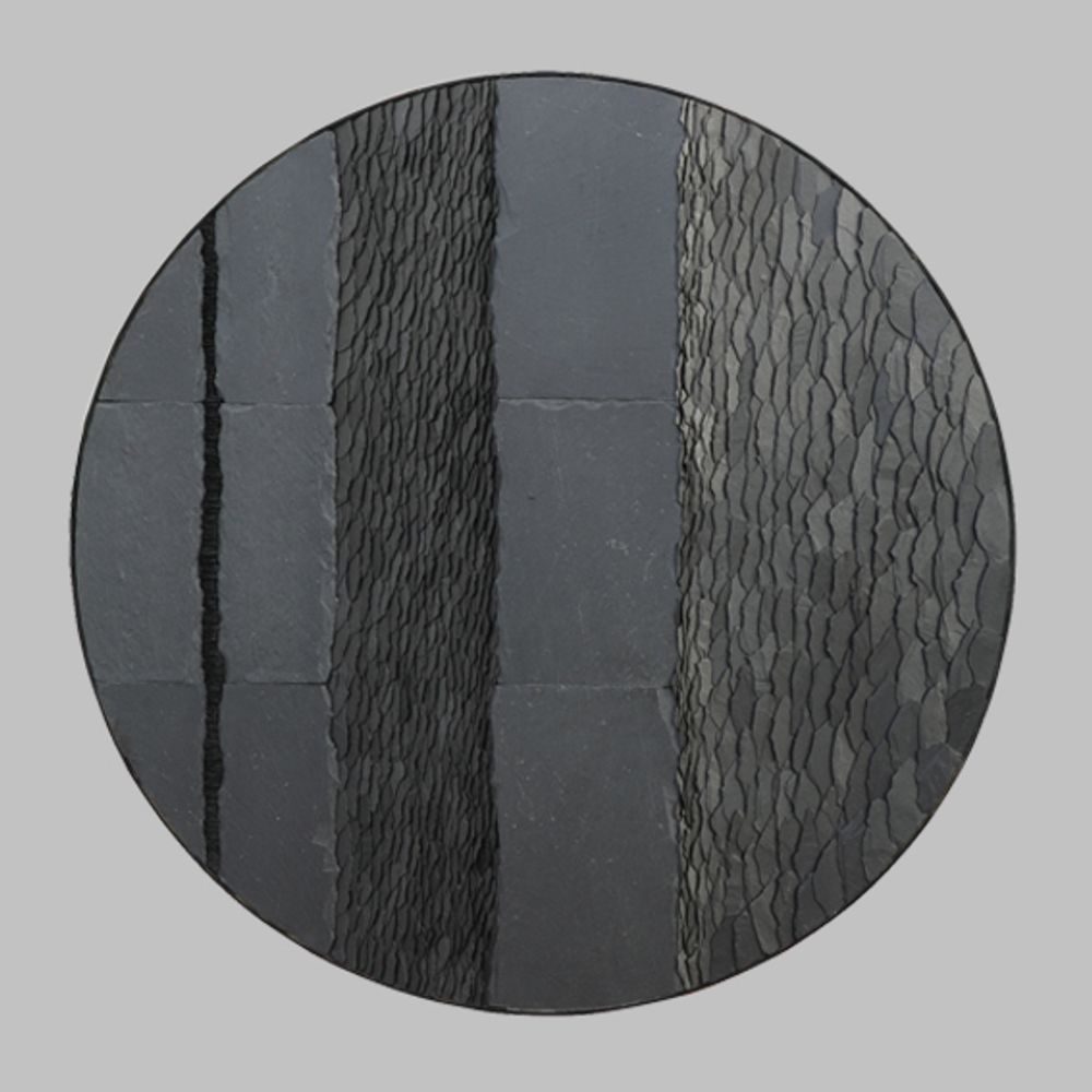 Unique pieces - Slate Circle Wall Decoration - SYLVIE GUYOMARD