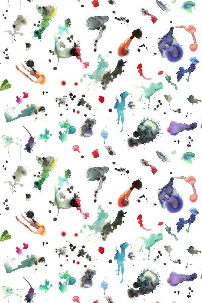 Decorative objects - Kaleido Splatt wallpapers - TIMOROUS BEASTIES