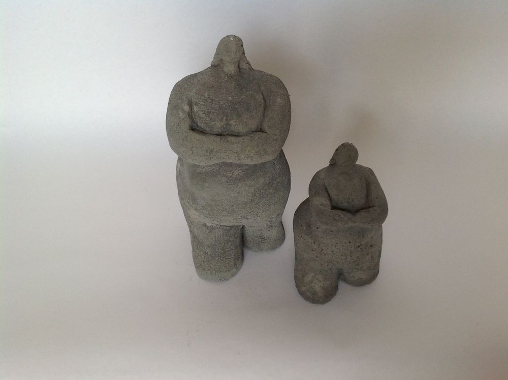 Sculptures, statuettes et miniatures - Sculpture Béton femme volumineuse - VAN DER OEST STYLE