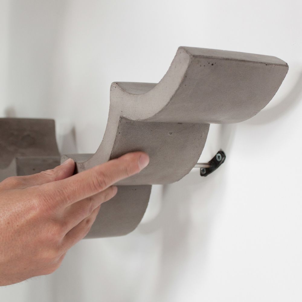 Design objects - cloud - Concrete Toilet Paper Holder - LYON BÉTON