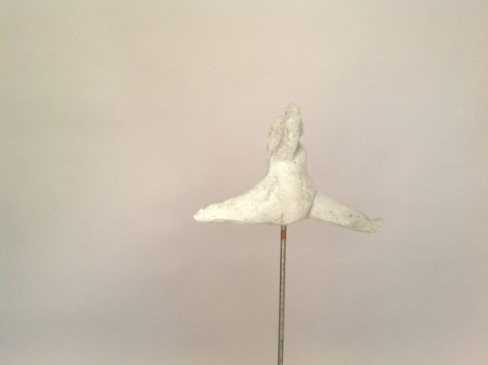 Sculptures, statuettes et miniatures - tête doré avec de grandes oreilles - VAN DER OEST STYLE