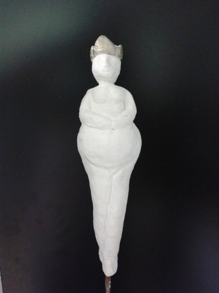 Sculptures, statuettes et miniatures - tête doré avec de grandes oreilles - VAN DER OEST STYLE