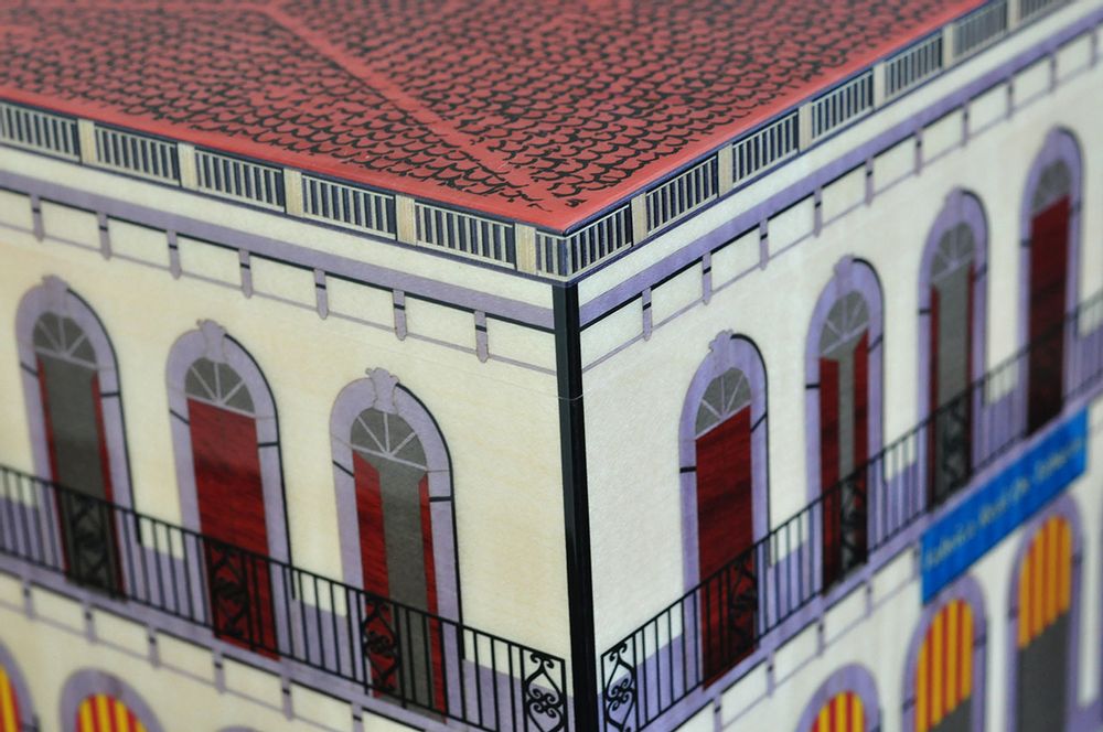 Objets de décoration - Coffret pour 110 cigares - Collection Casa Cubana - ELIE BLEU