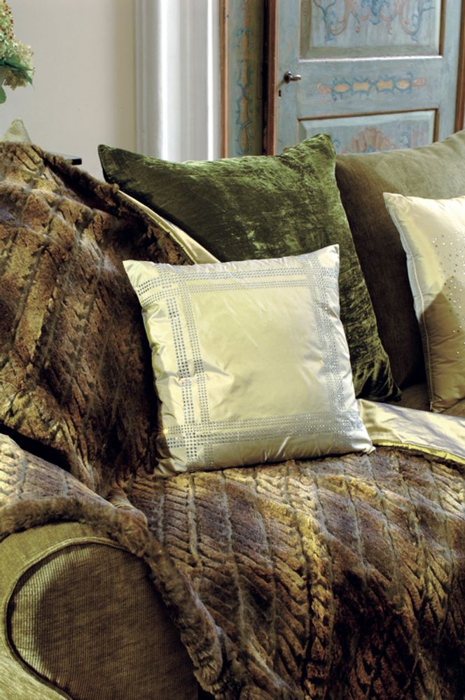 Throw blankets - BEDSPREAD GENUINE FUR COLLECTION - BAGNARESI CASA