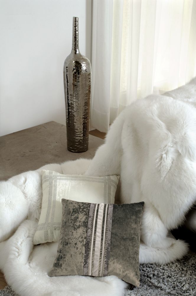 Throw blankets - BEDSPREAD GENUINE FUR COLLECTION - BAGNARESI CASA