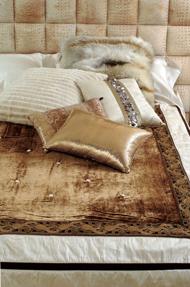 Throw blankets - BLANKET BED PATCH - BAGNARESI CASA