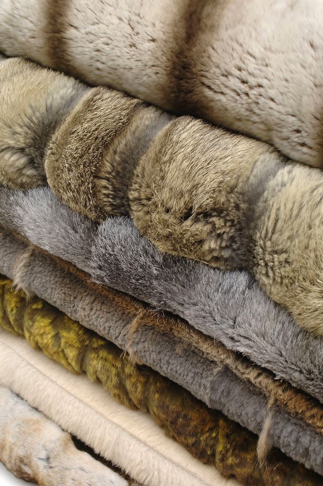 Throw blankets - BEDSPREAD GENUINE FUR COLLECTION - BAGNARESI CASA
