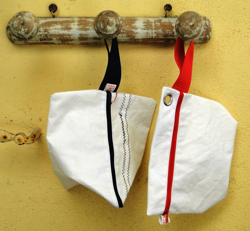 Accessoires à poser - Pochettes et petite trousses. - LES TOILES DU LARGE