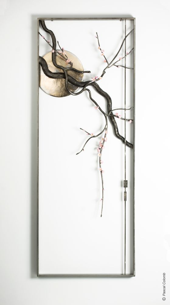 Tableaux - Tableau Pleine Lune - ATELIER ROUGE CERISE