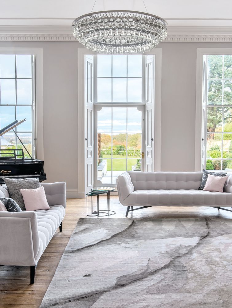 Tapis contemporains - Minerals_Blush Gris - KNOTS RUGS