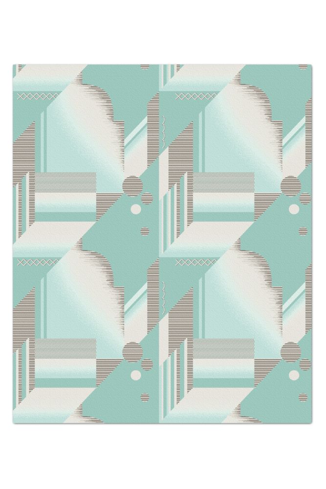Contemporary carpets - Art Deco_Blue Sky - KNOTS RUGS