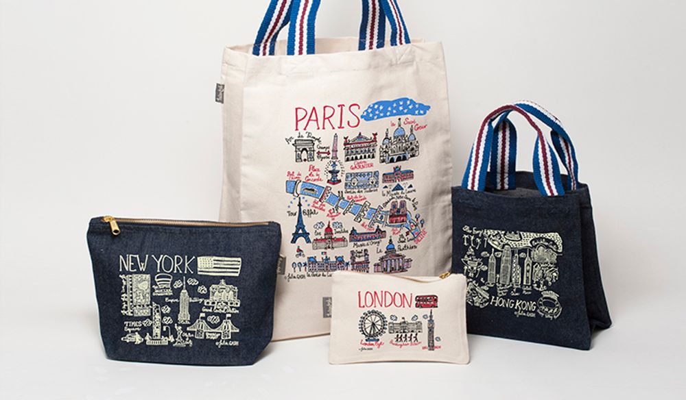 Sacs et cabas - Collection Paysages urbains - TALENTED