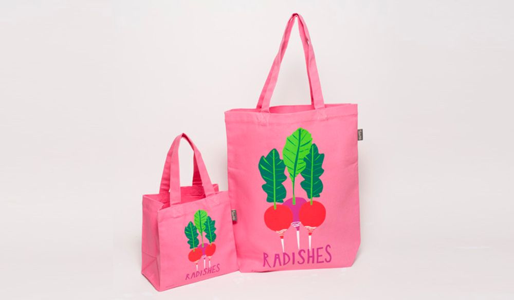 Bags and totes - Viva Vegetables Tote Bag Collection - TALENTED