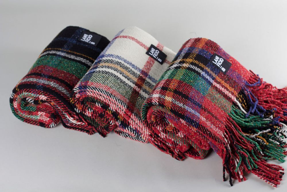 Throw blankets - ROYAL plaid - LANIFICIO B