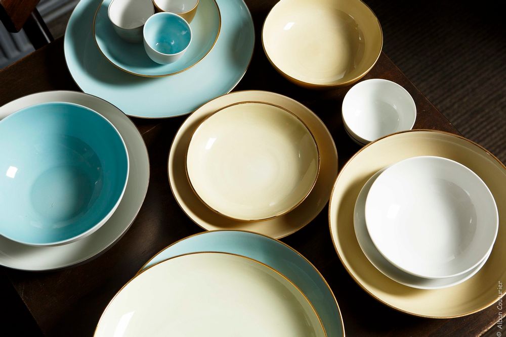 Assiettes de réception - Collection M - MANUFACTURE DE MONACO