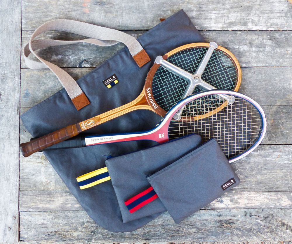 Sacs de sport - Collection sport - sac gris - PERL B HELSINKI-MARSEILLE