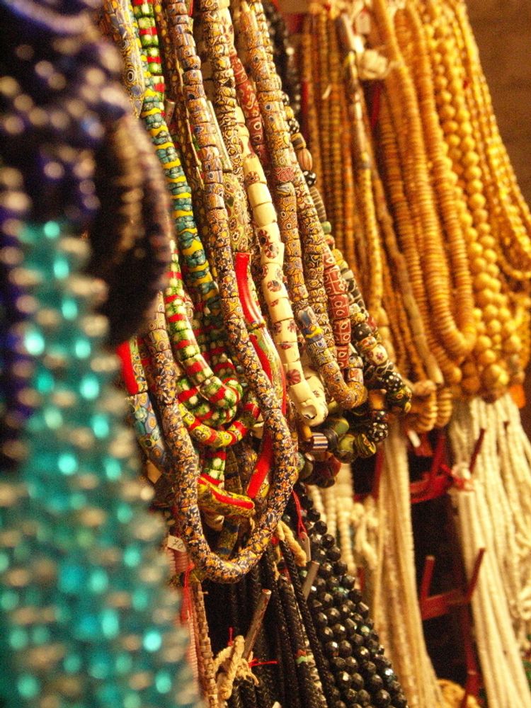 Bijoux - Pâtes de verre anciennes - KANEM
