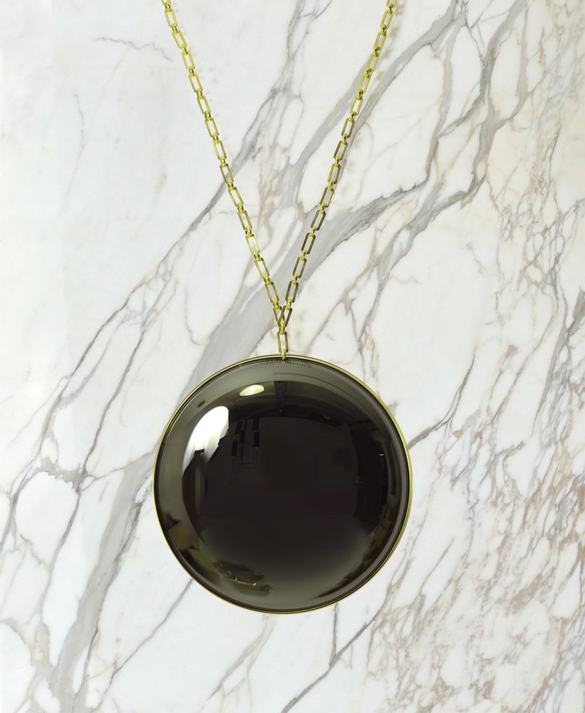 Mirrors - Eclipse Black Convex Mirror - MARTIN HUXFORD STUDIO