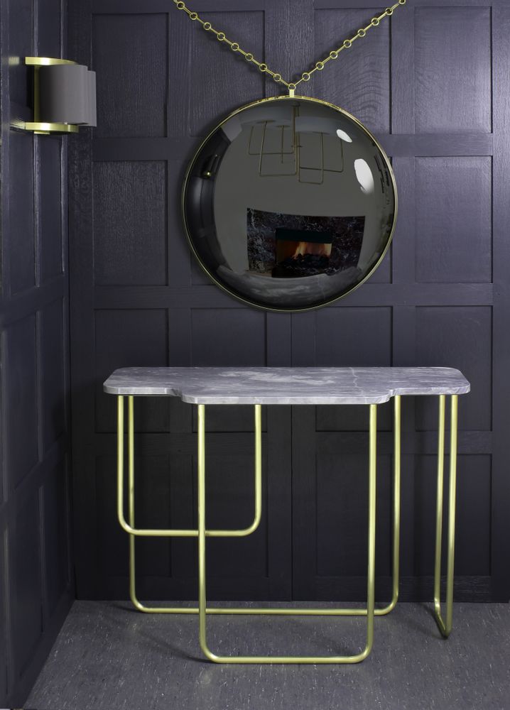 Mirrors - Eclipse Black Convex Mirror - MARTIN HUXFORD STUDIO