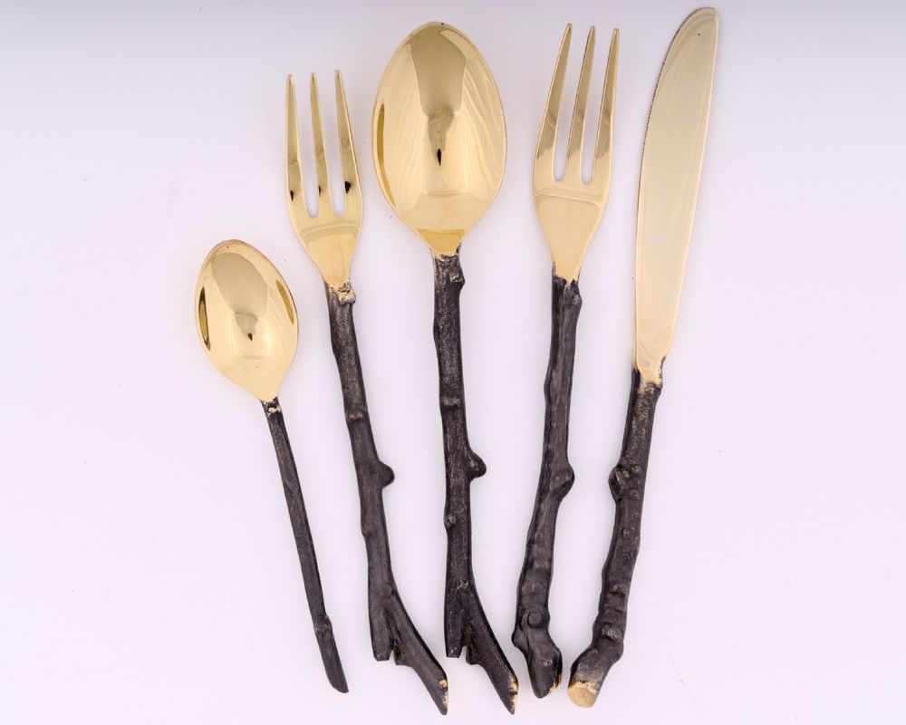 Kitchen utensils - HAND-FORGED STAINLESS STEEL CUTLERY - ASIATICA FRANCE