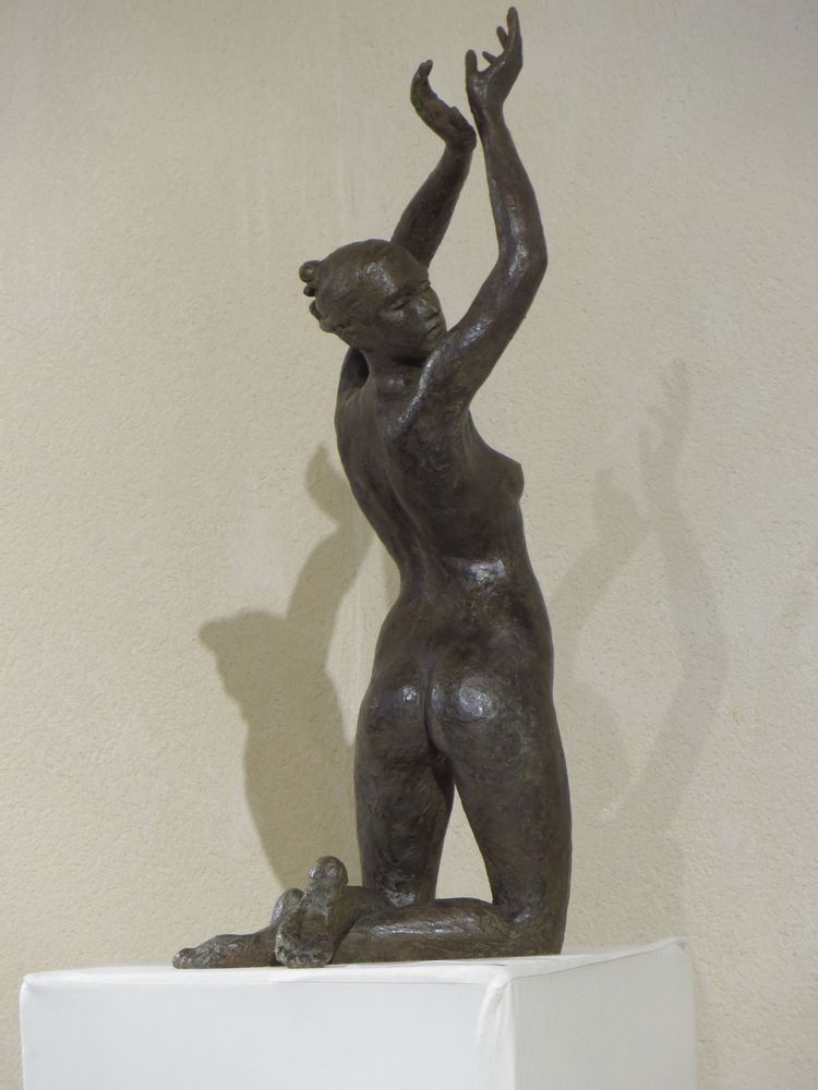 Sculptures, statuettes and miniatures - "Flamme" bronze - POTHIN GALLARD CRÉATION BRONZE