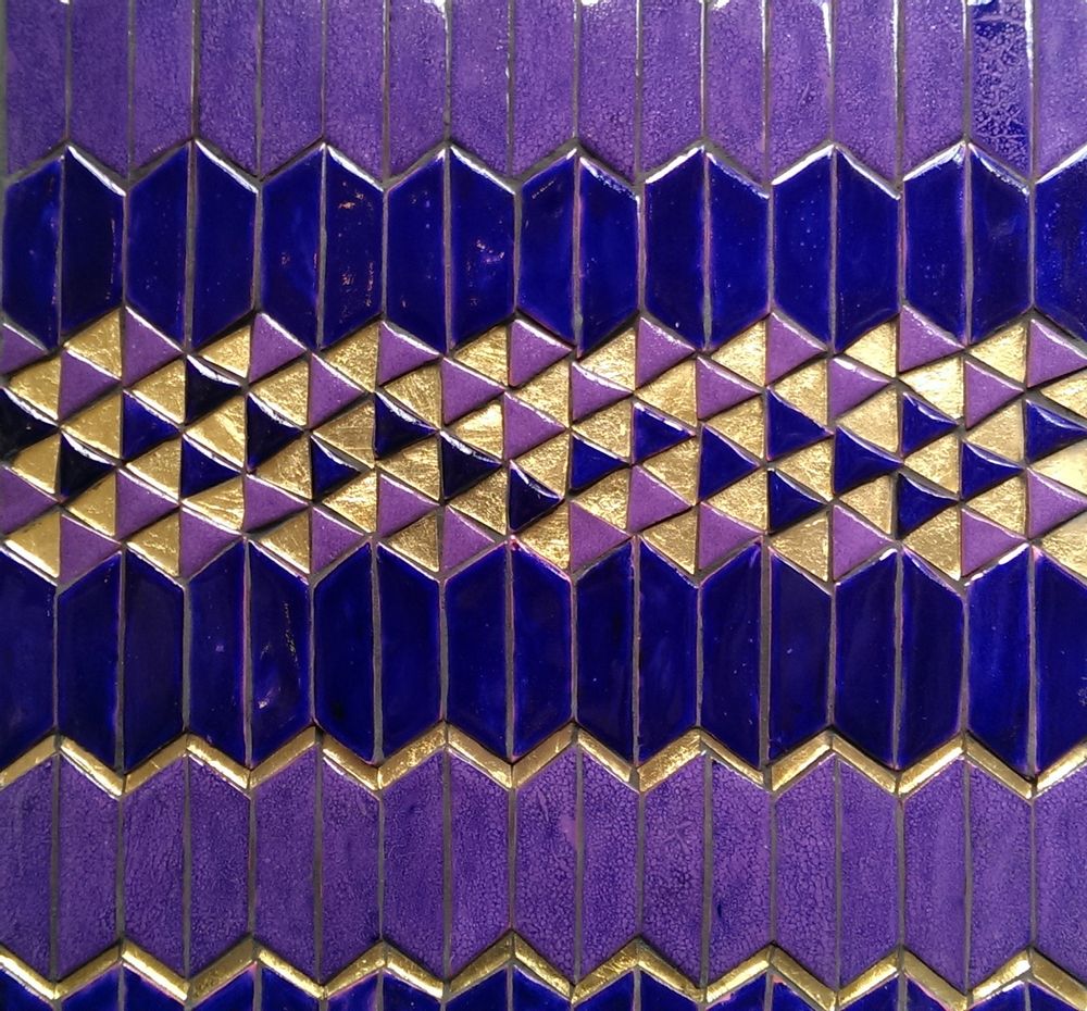Kitchen splash backs - Mosaic of faience - ALEXANDRA CARRON
