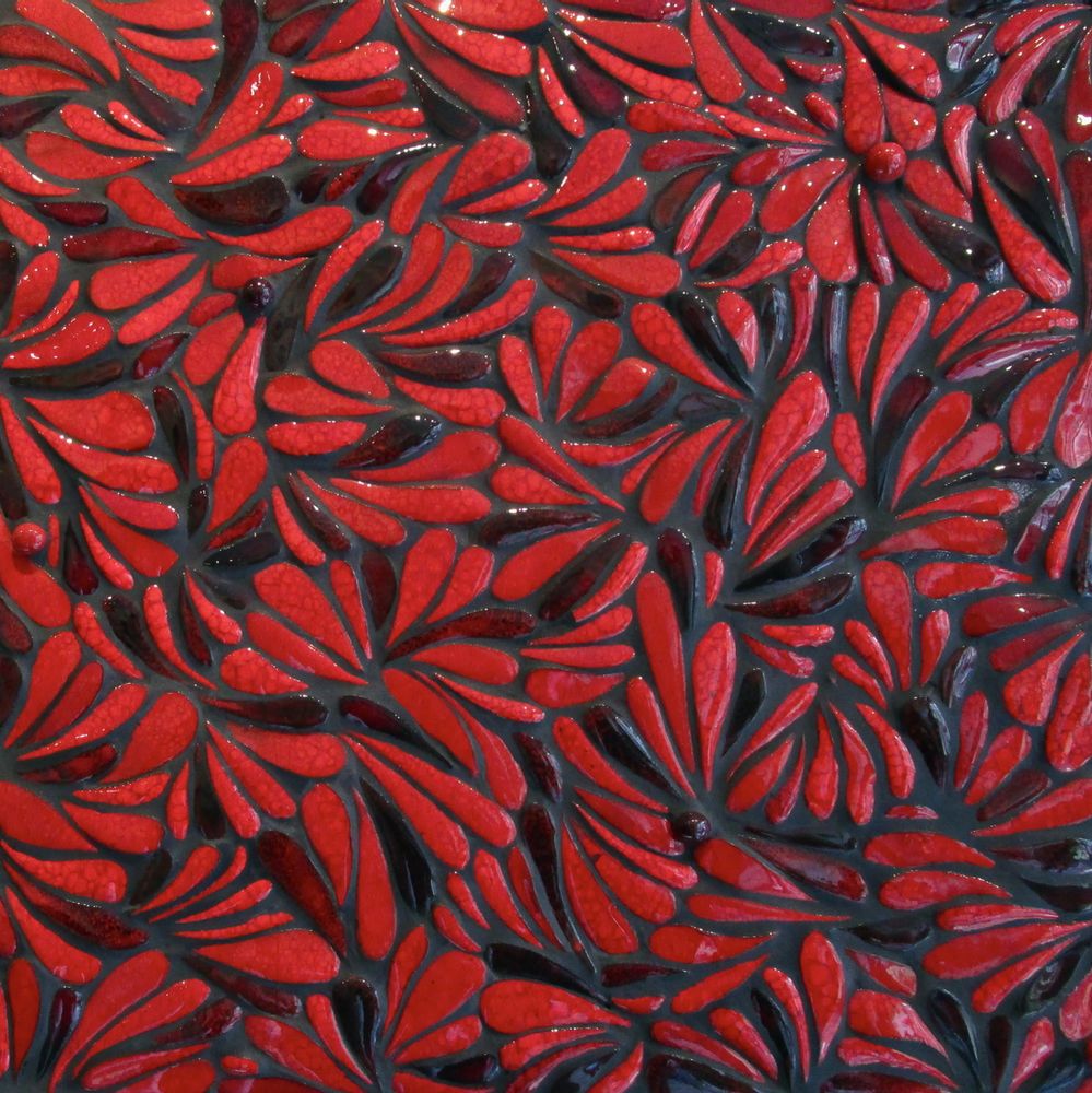 Kitchen splash backs - Mosaic of faience - ALEXANDRA CARRON