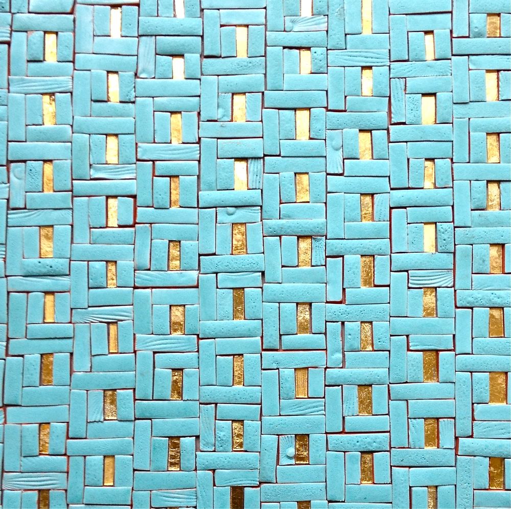 Kitchen splash backs - Mosaic of faience - ALEXANDRA CARRON