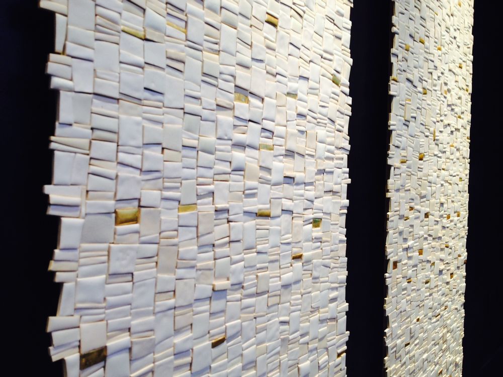 Kitchen splash backs - Mosaic of faience - ALEXANDRA CARRON