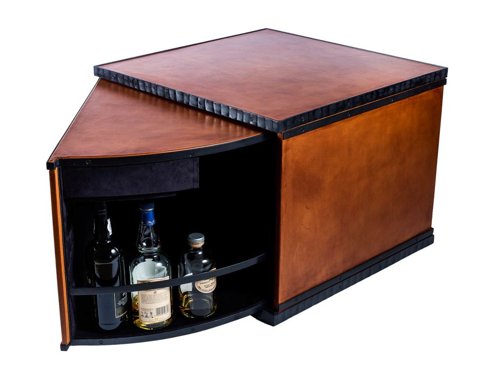 Coffee tables - Vulcain - Mini bar coffee table - LOUIS-MARIE VINCENT