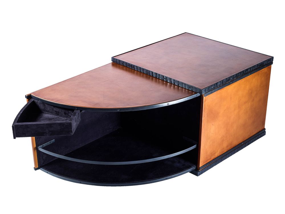 Coffee tables - Vulcain - Mini bar coffee table - LOUIS-MARIE VINCENT