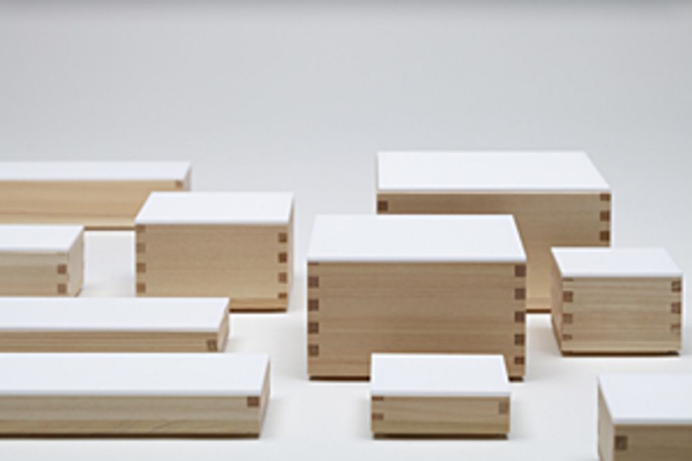 Boiseries - Le Hakomasu, une mesure en forme de coffret. - OHASHI