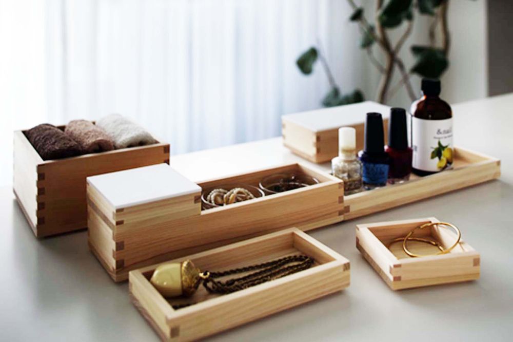 Boiseries - Le Hakomasu, une mesure en forme de coffret. - OHASHI