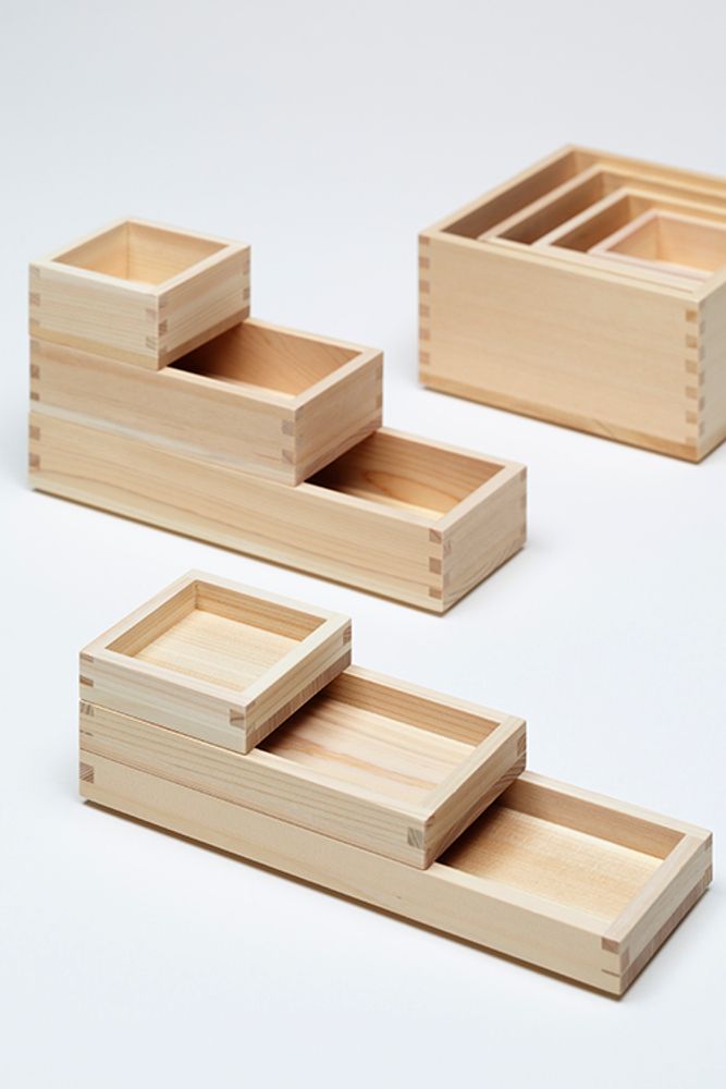 Boiseries - Le Hakomasu, une mesure en forme de coffret. - OHASHI